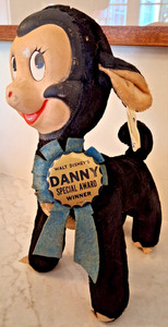 Vintage 1949 Walt DISNEY DANNY the BLACK LAMB GUND Plush Toy Doll County Fair