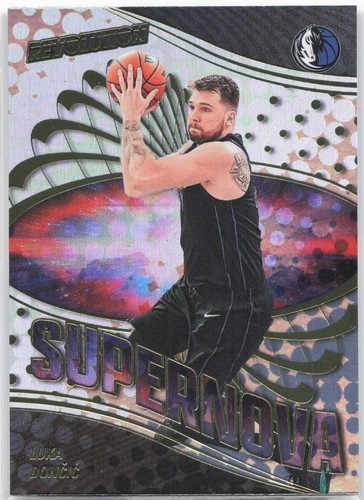 2022 PANINI REVOLUTION AUTO FRACTAL #ALKD LUKA DONCIC 25/100 PSA 8