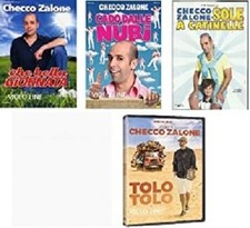 Dvd Checco Zalone Cado Dalle Nubi / Che Bella Giornata / Tolo Tolo Sole a Catine