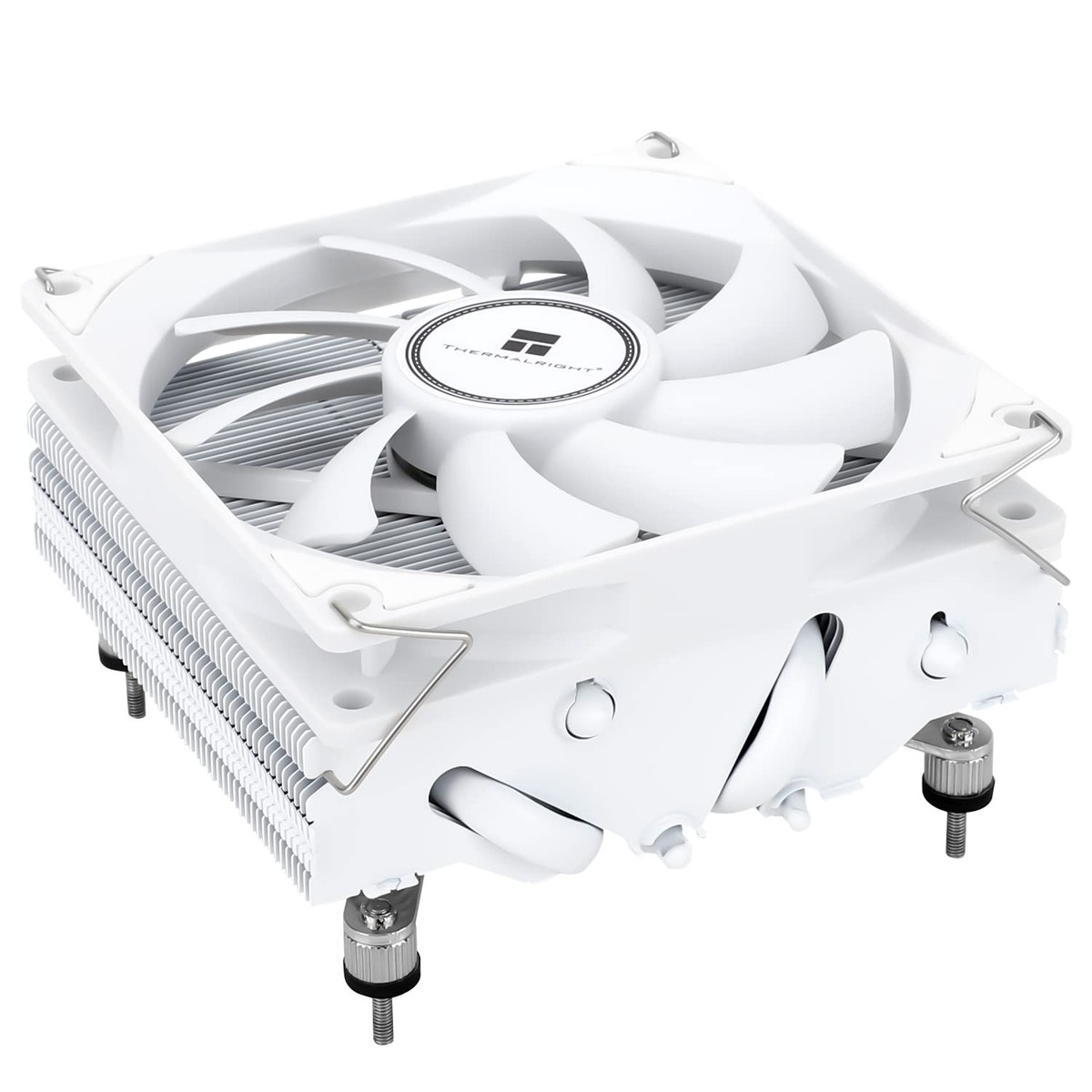 AXP90-X47 White Low Profile CPU Cooler 47mm Height for AM4 AM5