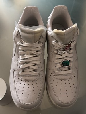 Nike Air Force 1 Sneaker Low Gr.40,5 Light Bone Beige Neu Steine besetzt