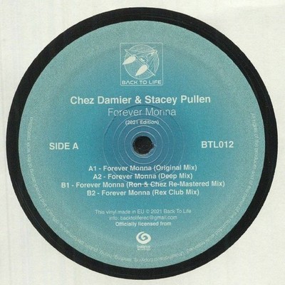 DAMIER, Chez/STACEY PULLEN - Forever Monna (2021 Edition) - 180 gram vinyl 12''