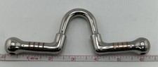 Ported Mullen Mouth Horse Bit w/ Copper Inlays Western Curb Mouthpiece 6.25" OAL