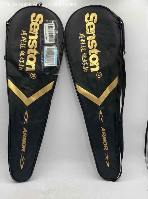 Senston Armour Double Professional Badminton Rackets With Cover Set Of 2