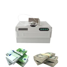 INTBUYING Cash Bundling Machine Fully Automatic Small Banknote Baling Machine
