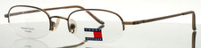 TOMMY HILFIGER TH3066 SBRN Brown Mens Oval Half Rim Eyeglasses 50-20-145 B:28