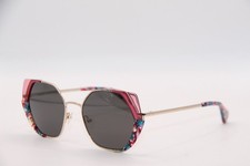 NEW WOOW SUPER WILD 2 COL 0114 GOLD CLEAR PURPLE BLUE AUTHENTIC SUNGLASSES 51-19