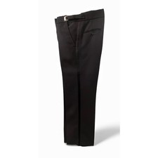 Vintage Raffinati Formal Black Tuxedo Pants Adjustable Waist 27-28-29 x 32"