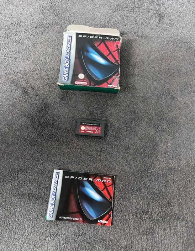 Spider-Man Nintendo Game Boy Advance Boxed w/ Manual Included Activision
