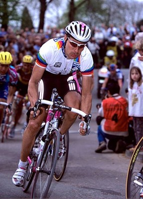 Erik Zabel as World Cup leader in the 2000 Amstel Gold Race Cycling Old Photo