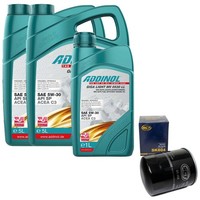 MotoröL Set Mannol 20W-50 Safari API SN/CH-4 11 Liter + ÖLfilter FüR Toyota 4.2