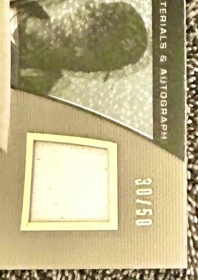 Memorabilia UD Black-Lustrous Materials 2007 tarjeta automática Justin Verlander SSP Foto 4 de 4