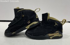 Nike Black and Gold Shoes Size 10C