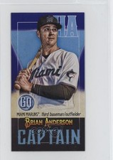 2021 Topps Gypsy Queen Captains Minis Indigo 102/250 Brian Anderson #CM-BA 0b5