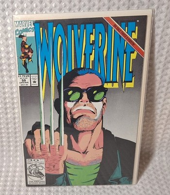 Vintage 1992 Marvel Comics Wolverine #59 Unnatural Resources Jubilee Terror