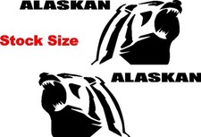 Chevrolet Silverado Alaskan Bear Bed Graphics Decals New 2 Pc Set