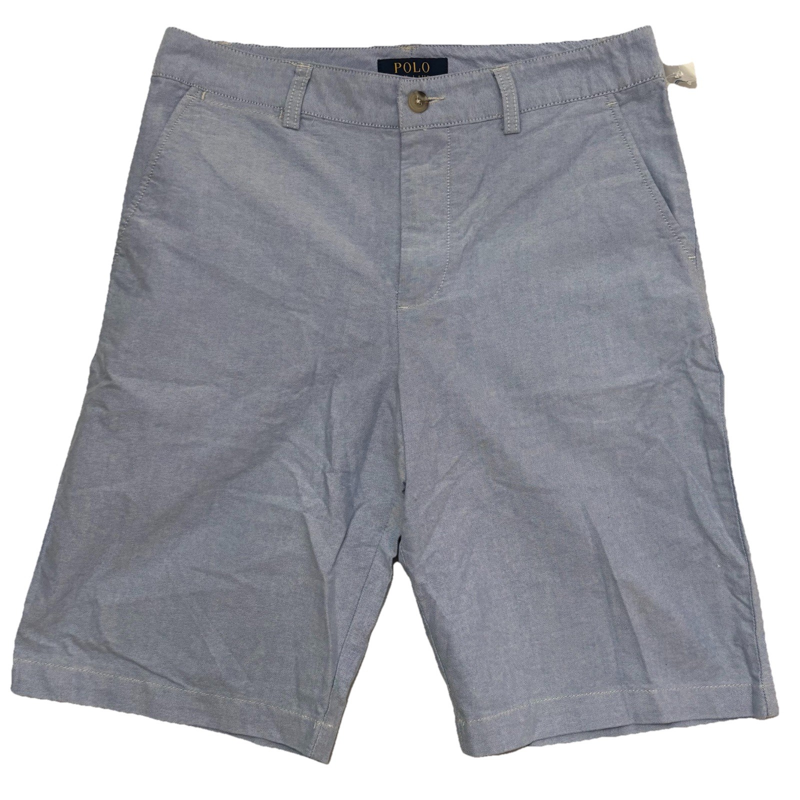 Polo Ralph Lauren Classic Chino Light Blue Embroidered Logo Boys Shorts ✅ Sz 16