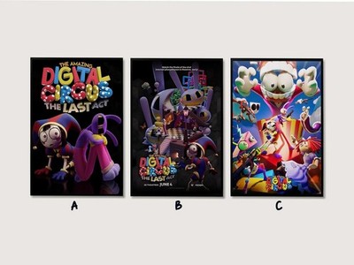 The Amazing Digital Circus The Last Act Movie Poster, Cinematic Film Wall Art