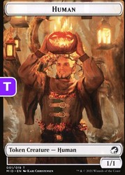 Human Token 001/019 Innistrad: Midnight Hunt