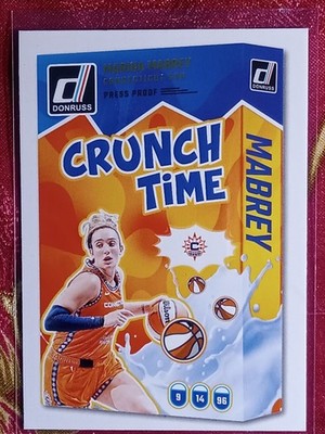 Marina MAbrey 2025 Donruss WNBA CRUNCH TIME PRESS PROOF #13 Connecticut sun