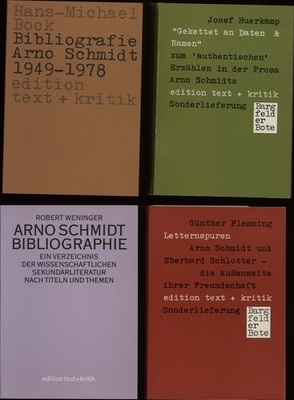 Konvolut zu Arno Schmidt Autorenkollektiv und Arno Schmidt: