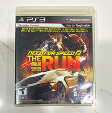 Electronic Arts Need for Speed The Run Limited Edition PS3 Manual MP Online T