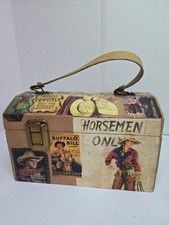 Vintage Wooden Box Purse Decoupage
