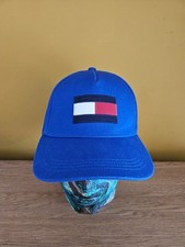 Tommy Hilfiger Logo Baseball Cap Hat One Size ICON FLAG Blue Adjustable #98