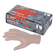 MCR Safety 5010MCT Vinyl Disposable Medical Grade Gloves - M/CLR (1000/CT) New