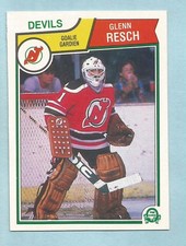 1983-84 O-Pee-Chee OPC Hockey Glenn Chico Resch Goalie #236 Devils NM/MT