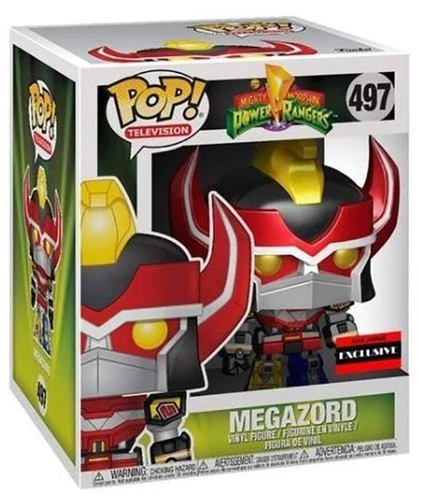 Funko Pop Super Mighty Morphin Power Rangers Megazord AAA Anime Exclusive 6"
