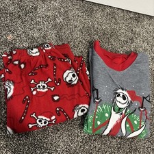 Disney The Nightmare Before Christmas Pajamas Size Medium Jack Skellington