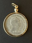 1929 Portugal 1 Escudo Coin housed in Gold Colored Bezel — photo 3