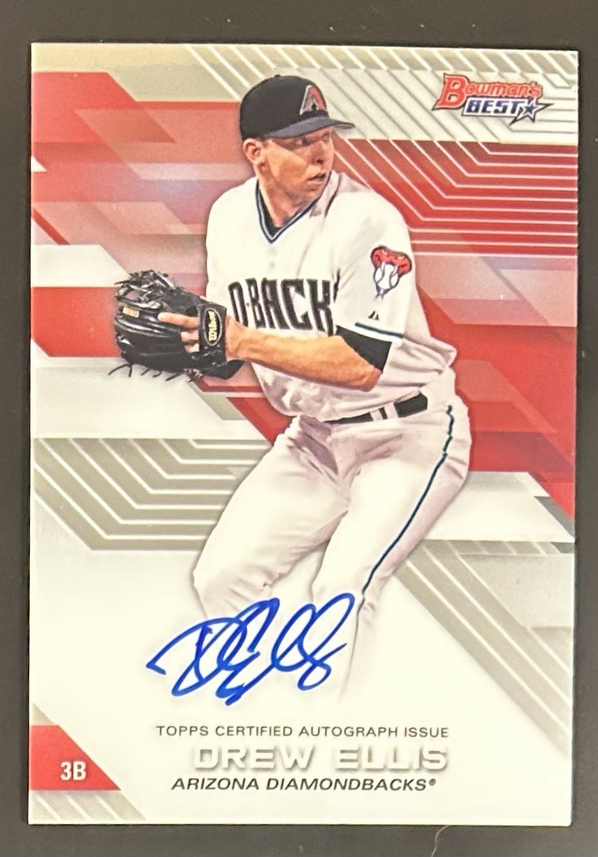 2017 Bowman's Best Best of 2017 Auto Drew Ellis RC #B17-DE Diamondbacks