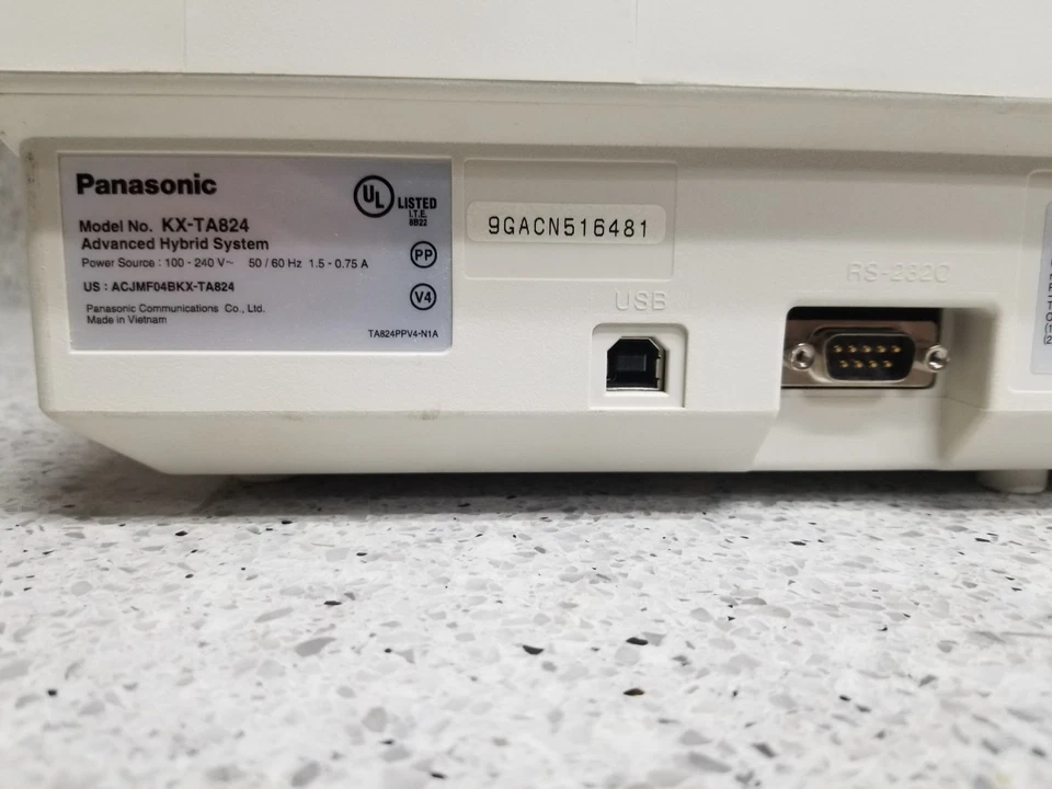 Panasonic KX-TA824 Advanced Hybrid Telephone System TA824 (Main Unit ONLY) - Image 3 of 4