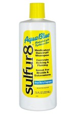 Sulfur 8 Aqua Blue Medicated Dandruff Shampoo 7.5 oz Medicated Anti-Dandruf...