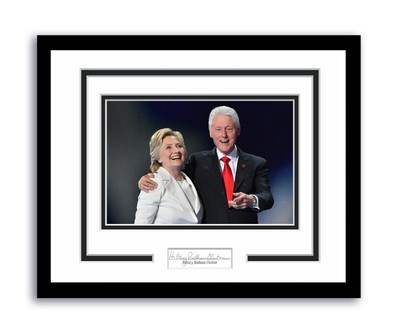 Hillary Clinton Autographed Signed 11x14 Framed Photo ACOA
