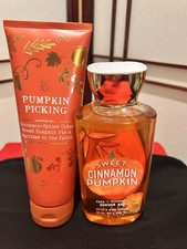 Bath Body Works SWEET CINNAMON PUMPKIN Shower gel Pumpkin Picking Body Cream