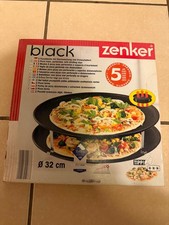Zenker Non-stick Black Pizza Baking Set 2pcs - 32cm new tatty/stained/mark box