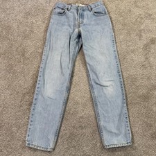 Levi's 550 Relaxed Tapered Jeans Womens 4 Blue Light Wash Denim Vintage 90s