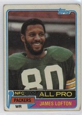1981 Topps James Lofton #430 HOF 12cg