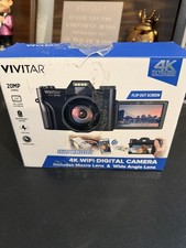 Vivitar 4K Digital Camera , 16X Digital Zoom,LED Flash,Auto Focus