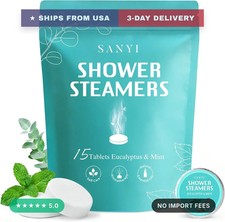 Shower Steamers Aromatherapy 15Pack, Eucalyptus Mint, Gifts for Men Women