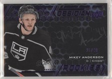 2020-21 SPx UD Black Obsidian Rookie Scripts Purple /49 Mikey Anderson Auto 0i47