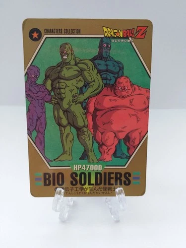 Carte Dragon ball , Characters Collection, Part 2, N°67 : Bio Soldiers, BE / LP