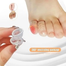 1-40 Clear Silicone Toe Protectors, Breathable and Anti-Friction Toe Covers