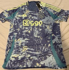 2024 Ajax Away Kit Jersey Adidas Men’s XL Brand New with Tags Blue