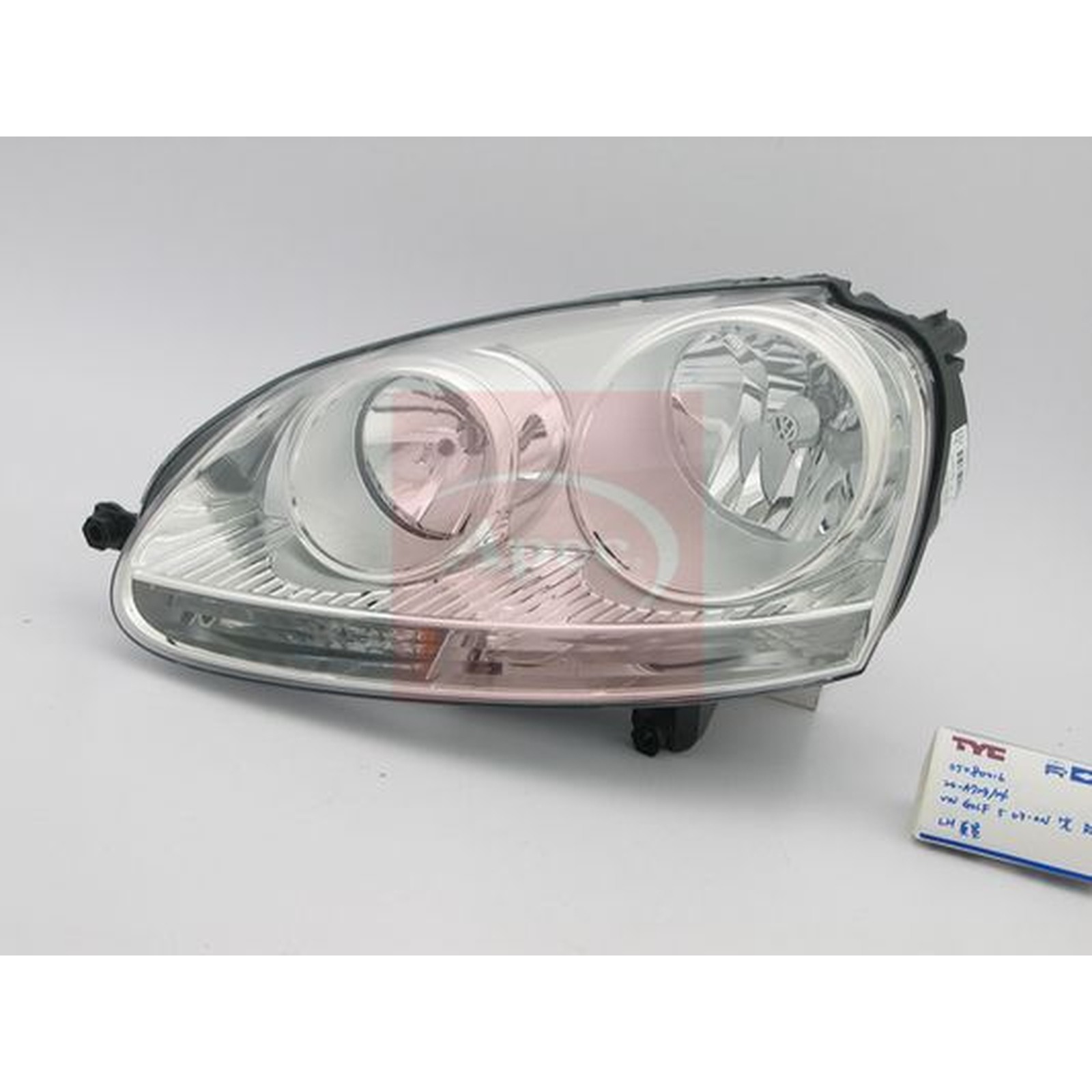 Apec Headlight - H7/H7 Lamp Type - Chrome Housing - ALH2692 - Fits VAG Right