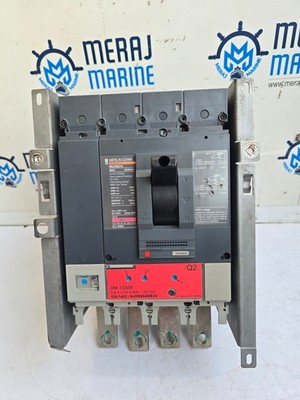 Merlin Gerin NSJ400H Circuit Breaker 4 Pole 600V 160/400A OM-10356