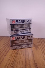 BASF 90 CR-E II - Lot of 10 - NEW Sealed - Cassettes - Chromdioxid